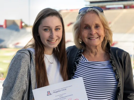 student and Margaret Houghton