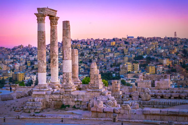 Sunset in Jordan