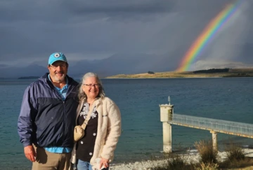 Mike (UofA 1985) and Betsy (UofA 1985), New Zealand 2025 