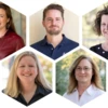 Photo montage of seven faculty members