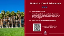 SBS Earl H. Carroll Scholarship
