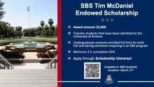 SBS Tim McDaniel Endowed Scholarship