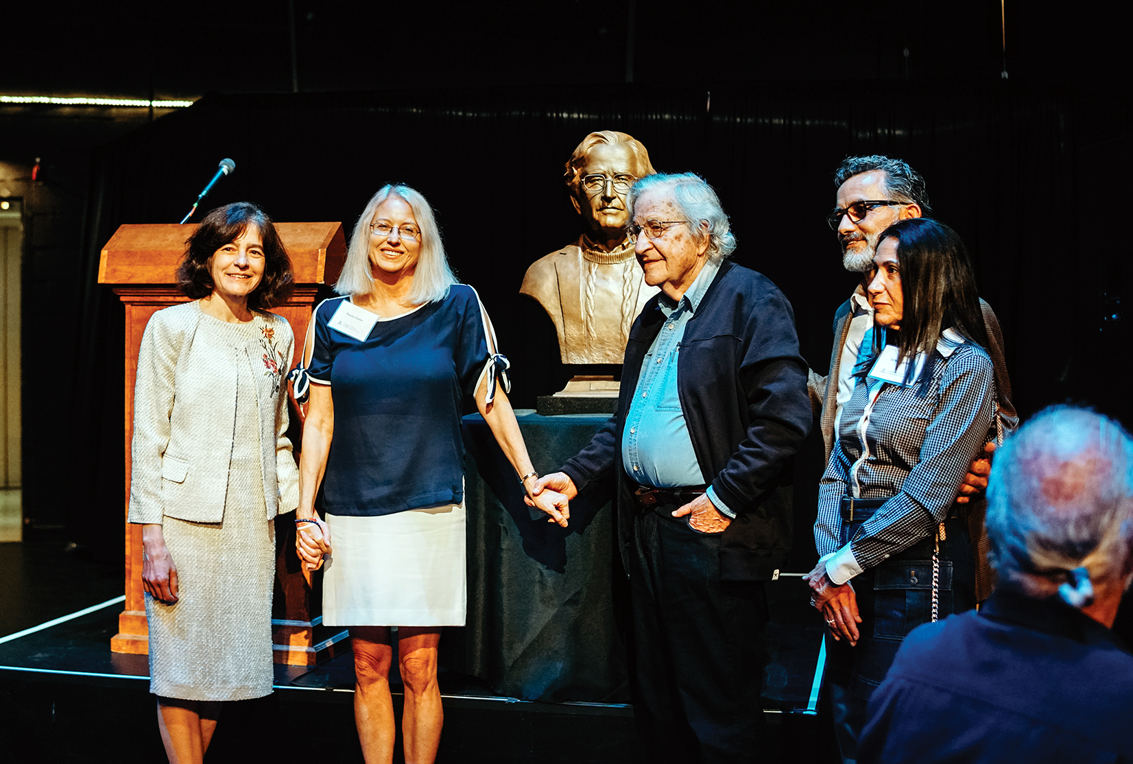 Valeria Wasserman Chomsky, Paula Slater, and Noam Chomsky