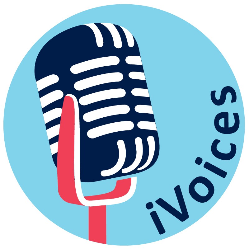 iVoices logo of microphone