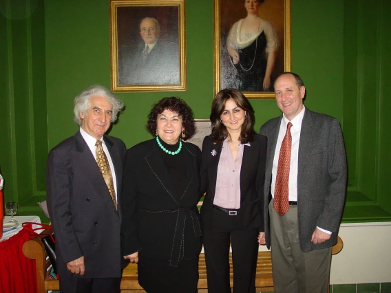 Adib and Vivi Sabbagh stand with two other people
