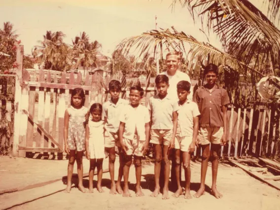 Bonham C. Richardson conducting field work in Grenada