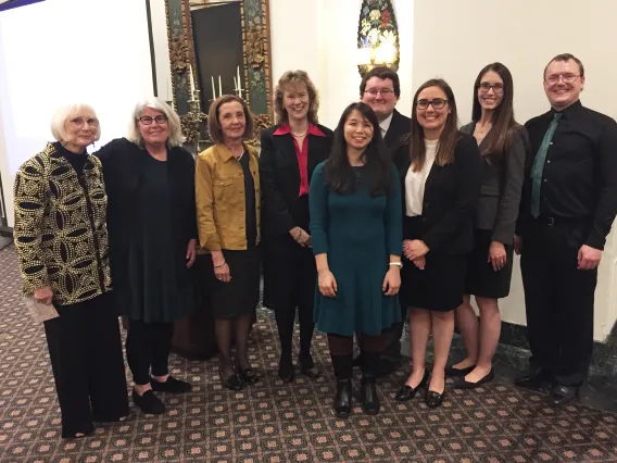 Faculty, staff, and students at the 30th Anniversary Celebration 