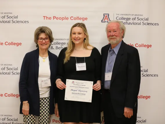 Abigail  Fitzmorris with Margy McGonagill and Garry Bryant