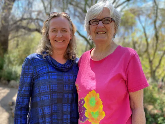 Catherine Brooks and Nan Schubel