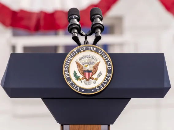 vice president podium