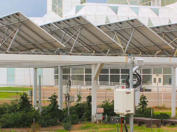 agrivoltaics at Biosphere 2