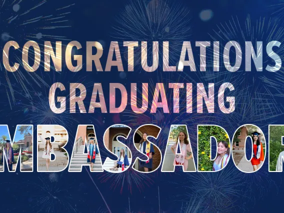 Congratulations, graduating ambassadors