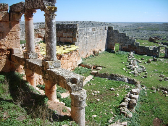Ruins of late antique villages in the Limestone Massif in Syria
