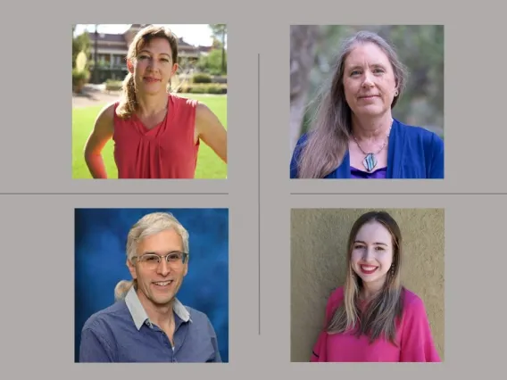 Diana Daly, Elizabeth Oglesby, Leonard Hammer, and Mairead Doery