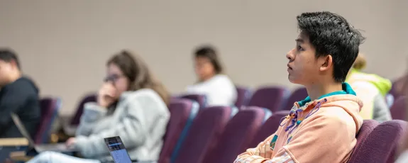 Students in lecture hall