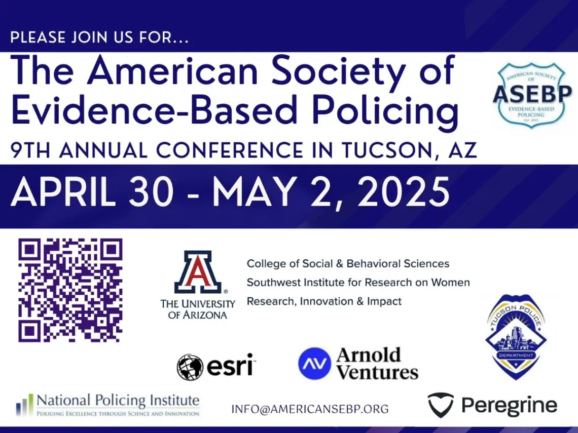 Flyer to announce the American Society of Evidence-Based Policing 9th Annual Conference