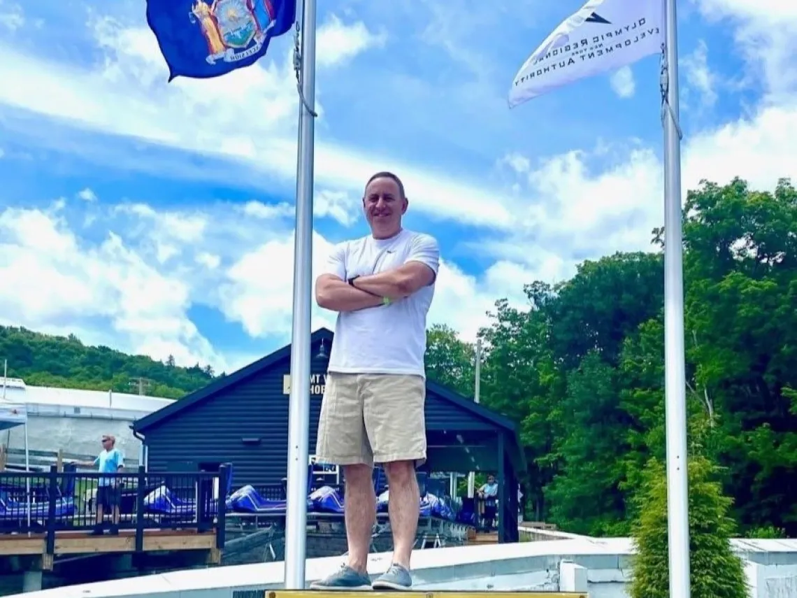 Jon Goldstein at Lake Placid