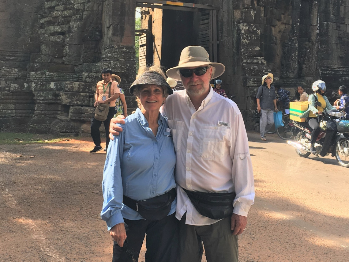 Margy McGonagill and Garry Bryant during Magellan Circle trip to Vietnam