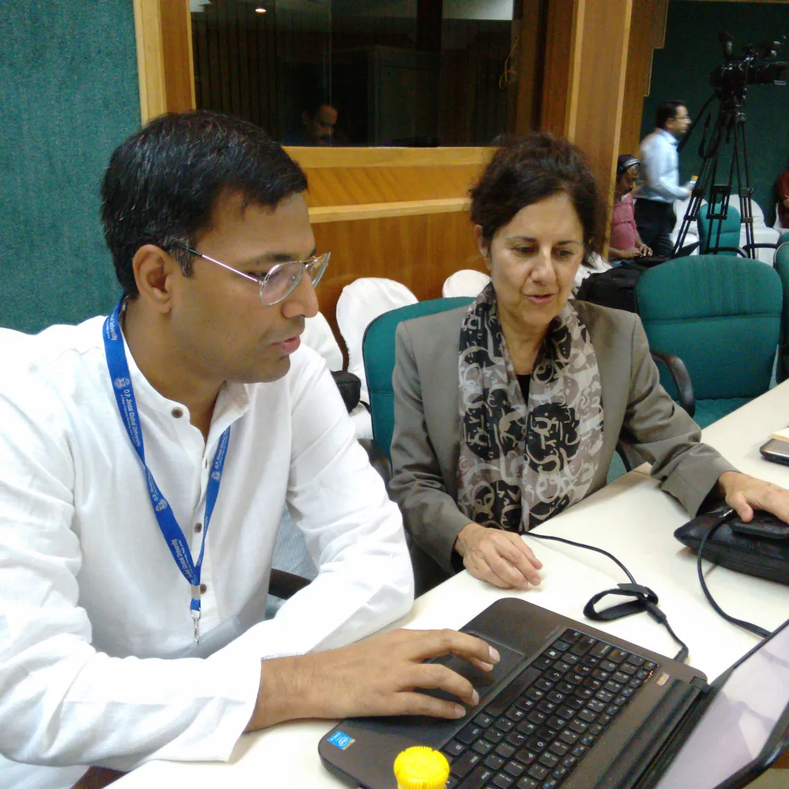 Rajdeep Pakanati and Jeannine Relly