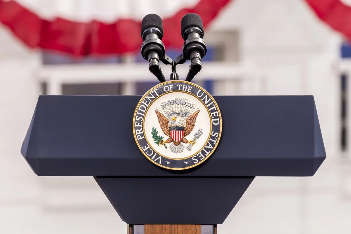 vice president podium