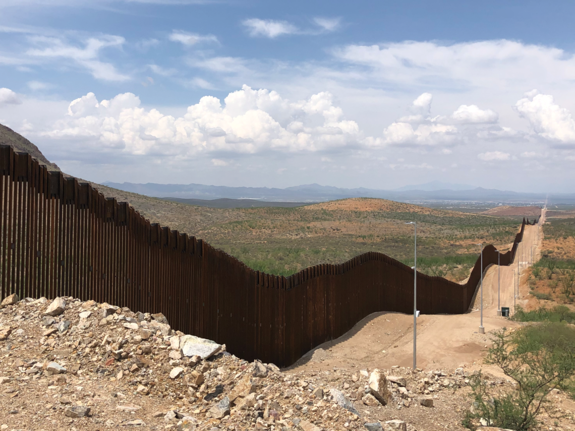 The U.S.-Mexico border wall. 