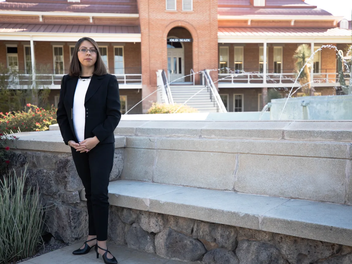 Elise Lopez at the University of Arizona