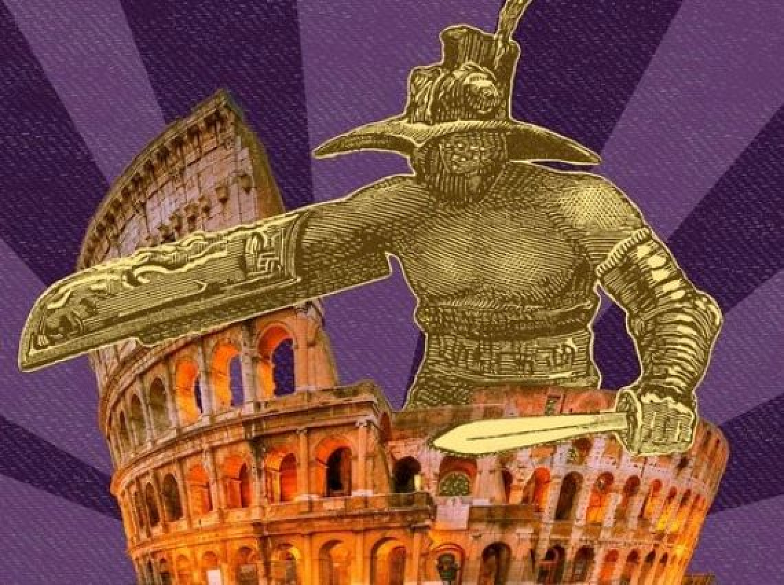 illustration of gladiators