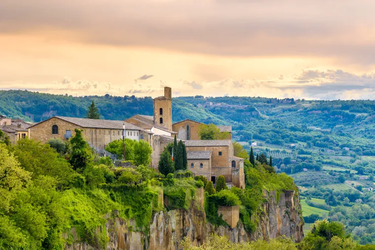 Orvieto, Italy skyline