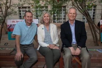 Moses Thompson, Sallie Marston, and Andrew Comrie.