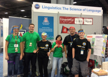 The University of Arizona team, including Cecile McKee and students, NSF sent to the 2014 USA Science and Engineering Festival.