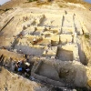 Overhead shot of an excavation site