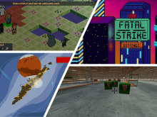 images from Game Design and Development student projects