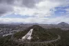 An aerial photo of "A Mountain"